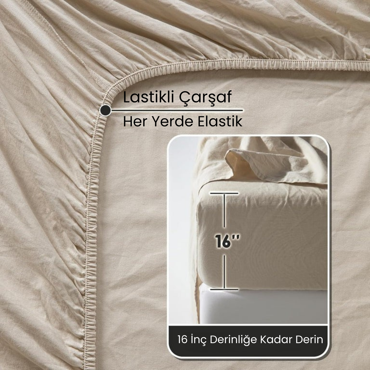 Ketenova™ Keten Çarşaf